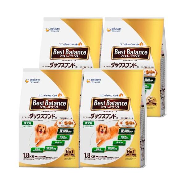 ベストバランス ドッグフード ドライ カリカリ仕立て ミニチュアダックスフンド用 国産 ユニチャーム