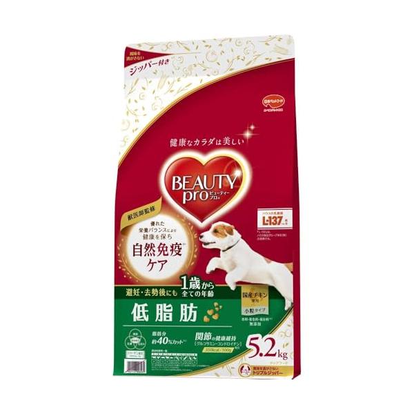 日本ペットフード ビューティープロ ドッグ 低脂肪 1歳から 5.2kg×1袋