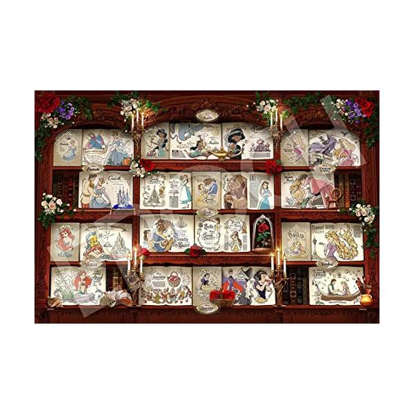 エポック社 1000ピース ジグソーパズル ディズニー Bookshelf / Disney Princess (50×75cm) 97-008