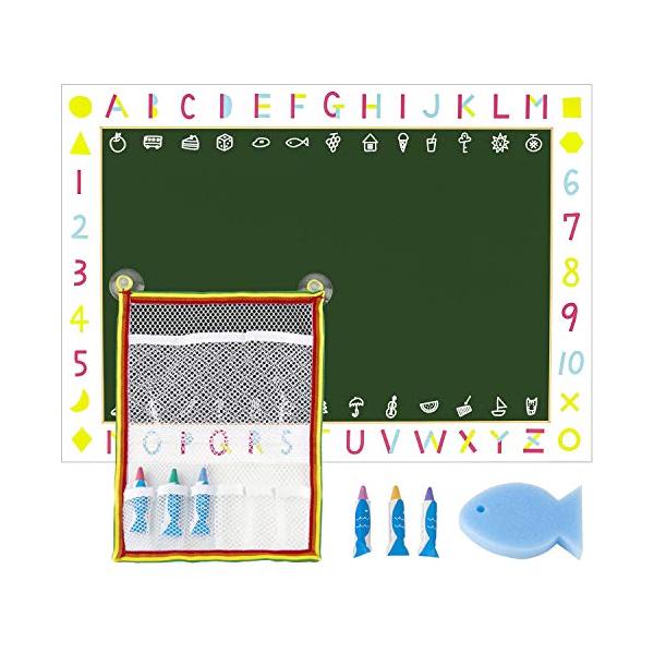 他サイト： 日本理化学 おふろdeキットパス ネット&amp;シートセット ブルー&amp;黒板 OFB-BUGの商品画像