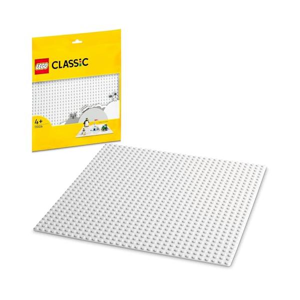 レゴ(LEGO) クラシック 基礎板(ホワイト) おもちゃ 玩具 誕生日 プレゼント ブロック 知育 男の子 女の子 子供 4歳 5歳 6歳 ご