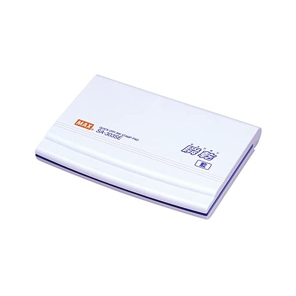 他サイト： マックス スタンプ台 瞬乾スタンプ 大型 藍 SA-303SEカミバコの商品画像