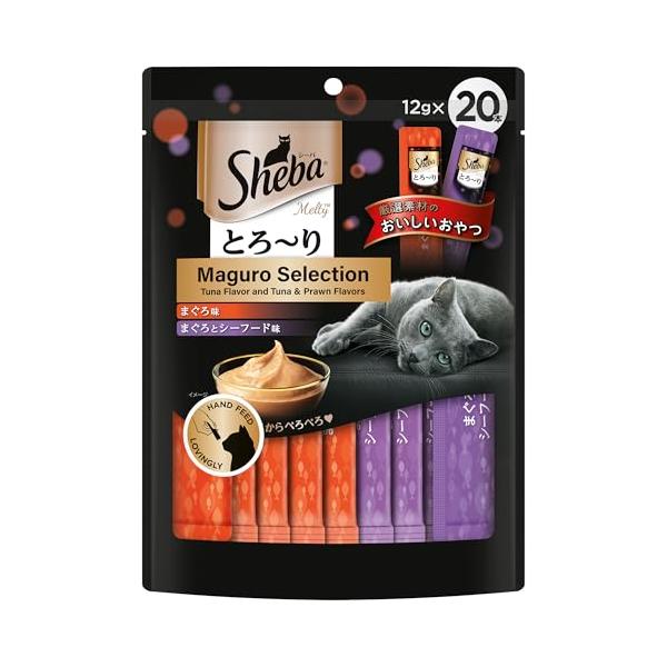 他サイト： シーバ (Sheba) シーバ とろ~り メルティ まぐろ味セレクション 12g×20本の商品画像