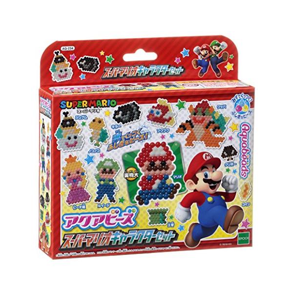 他サイト： エポック(EPOCH) プラスチック 円形 アクアビーズ 別売り 【スーパーマリオ キャラクターセット】 AQ-234の商品画像