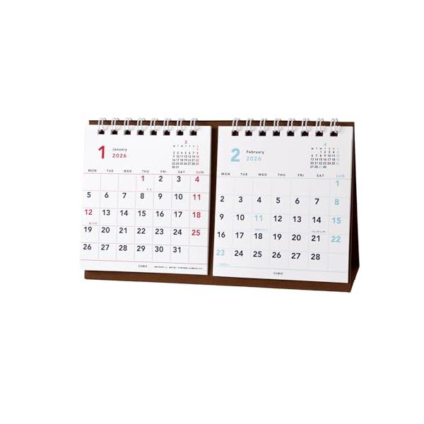 卓上/月曜始まり-/ヨコ18.5×タテ11.5cm/204023-01-68・Size:ヨコ18.5×タテ11.5cmStyle:卓上/月曜始まり・パッケージ個数:1・月曜始まりでウィークデーも週末も予定が見やすい卓上2か月・【サイズ】ヨコ...