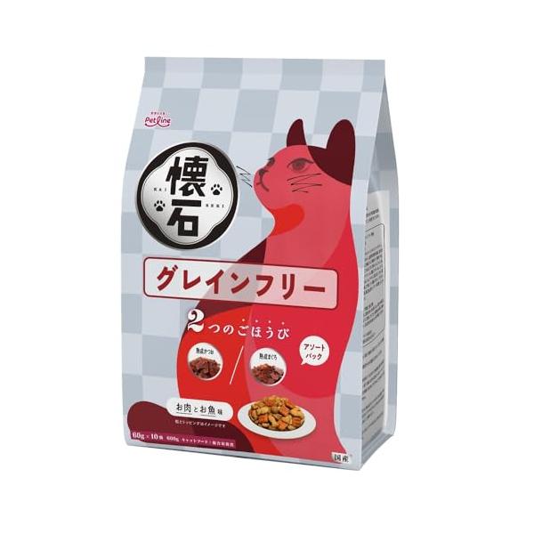 ペットライン 懐石 2つのごほうび グレインフリー キャットドライ 総合
