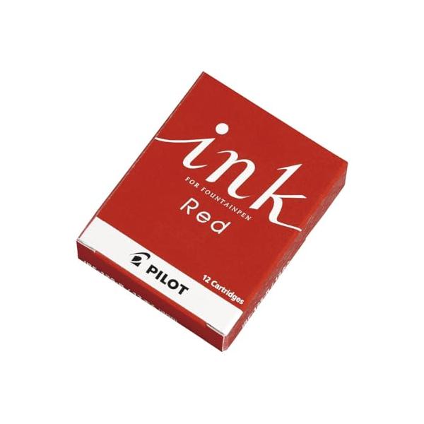 パイロット 万年筆カートリッジ ink レッド 12本 IRF12SR : Kichibei店