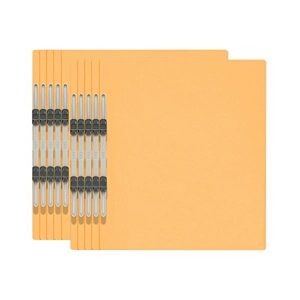 他サイト： プラス フラットファイル A4縦 2穴 10冊パック No.021NP 78-597 イエローの商品画像