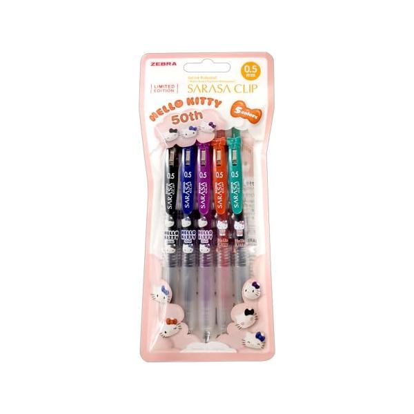 ゼブラ ジェルボールペン サラサクリップ 0.5mm ハローキティ 50周年
