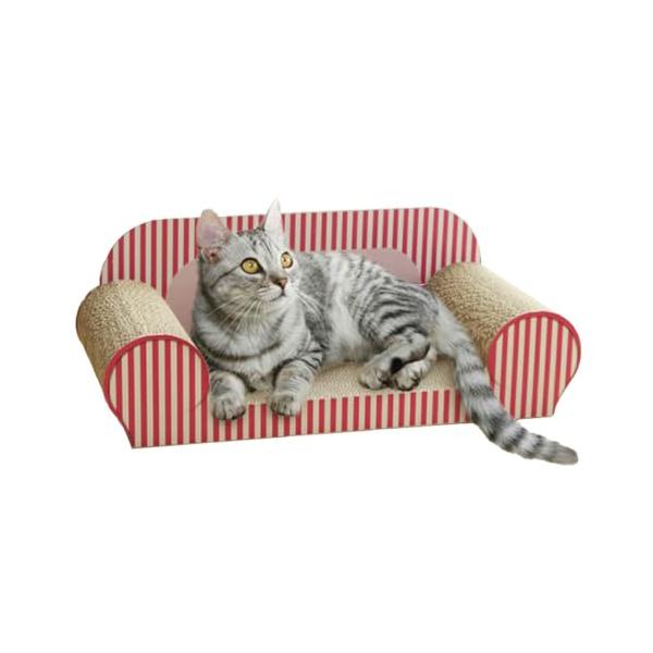 アイリスプラザ 猫の爪とぎ ソファ型 猫用