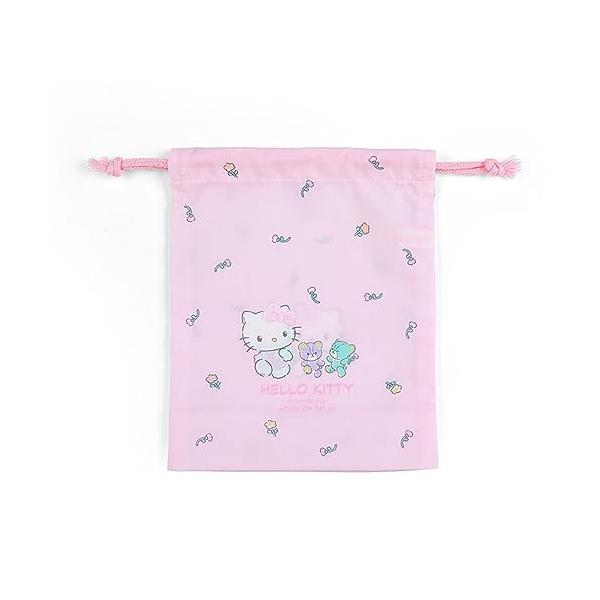 他サイト： サンリオ(SANRIO) ハローキティ マチ付き巾着S 254347の商品画像