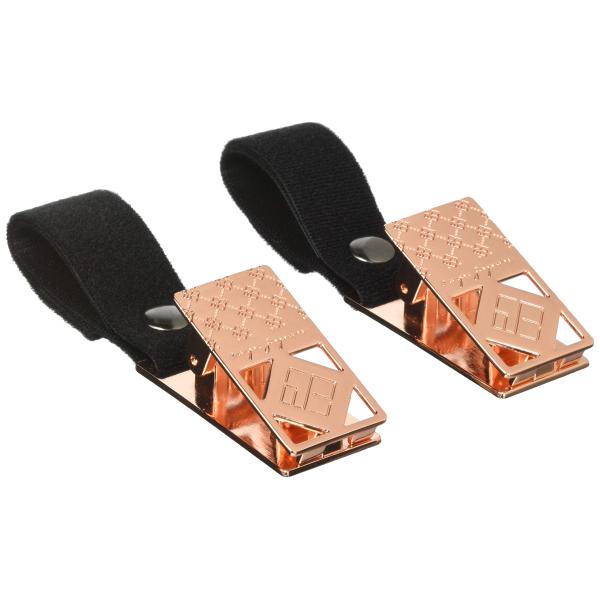 e.x.p.japon(イー・エクス・ピー・ジャポン) ブランケットクリップ スタンダードピンクゴールド 金属製ベビーカークリップ ピンクゴールド