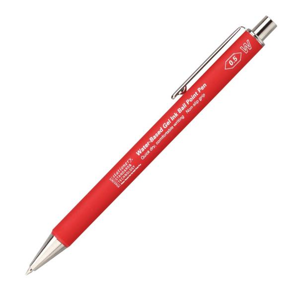 ニトムズ STALOGY ゲルインキボールペン 0.5 レッド S5212 : キチベイ