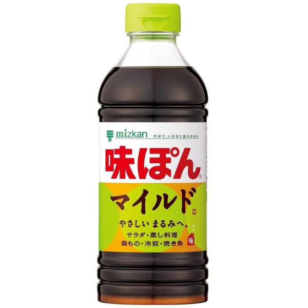 ミツカン 味ぽん マイルド 500ml ×3本 [ ポン酢 ぽん酢 ]