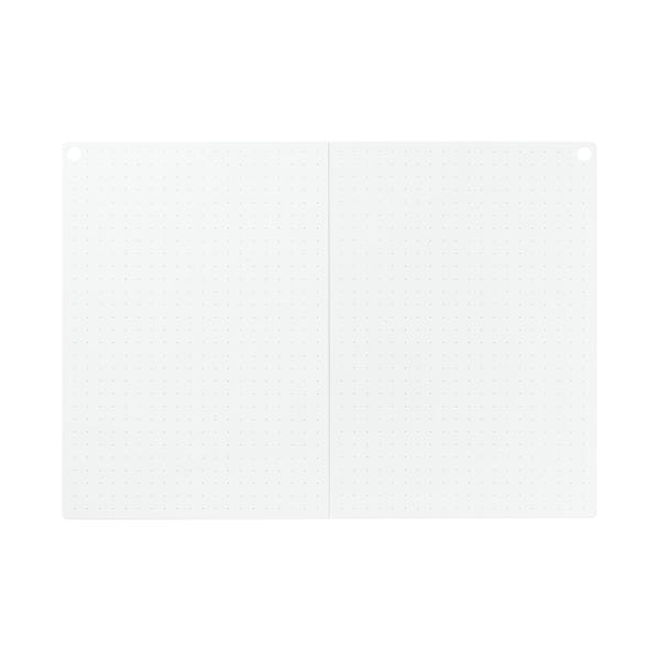 無印良品 折りたたみホワイトボード ホワイトグレー A3サイズ (折りたたみ時A4サイズ) 210×297mm 44903018
