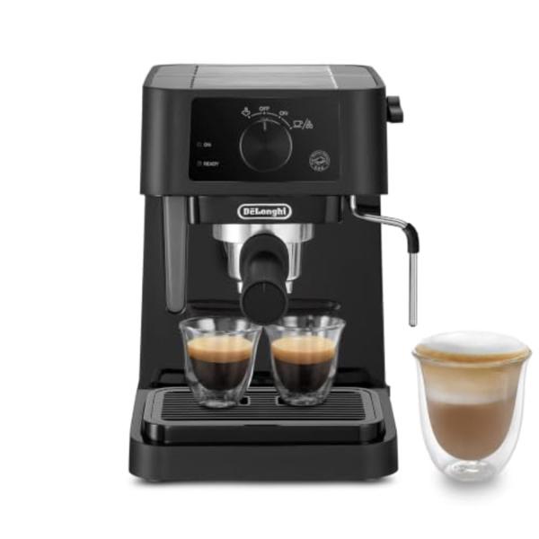 カプチーノ、ラテアート✨デロンギ　エスプレッソマシン スティローザ　EC235J DeLonghi(デロンギ) De'Longhiエスプレッソメーカー スティローザ