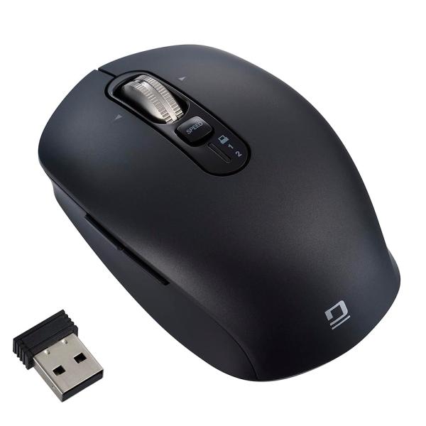 Digio2 マウス Bluetooth レシーバー 両対応 高速スクロール チルト