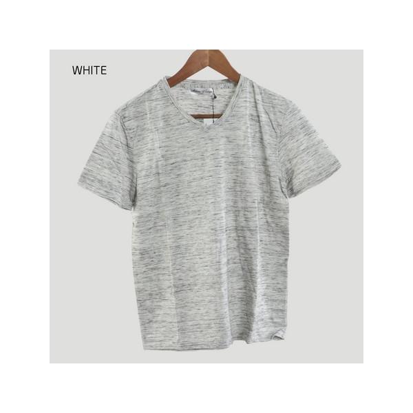 2018春夏新作 MIX カラー天竺 Vネック Tシャツ