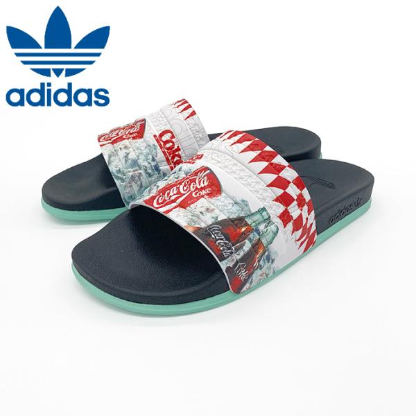 アディダス オリジナルス アディレッタ OG CF コカ・コーラ サンダル ADILETTE OG CF COCA COLA KJ7497 Core Black / Cloud White メンズ レディース 正規取扱店