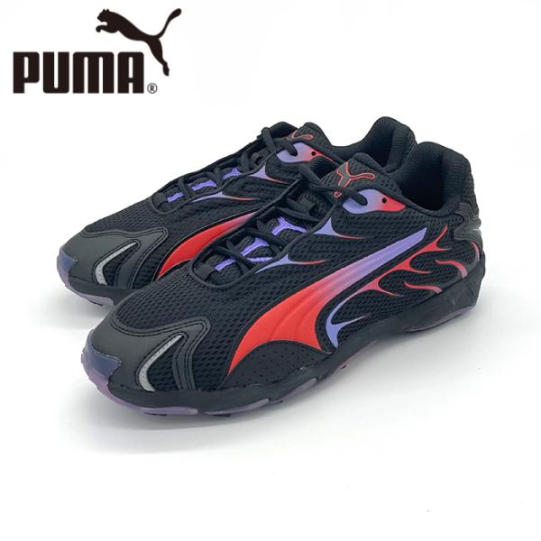 プーマ インヘイル メンズ スニーカー PUMA INHALE PUMA BLACK / PUMA RED ブラック レッド 401560-02 正規取扱店