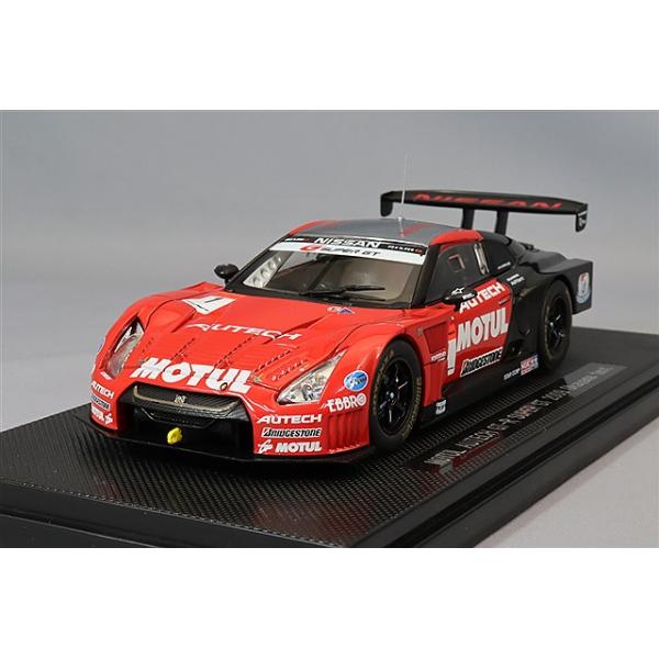 ミニカー/完成品 エブロ 1/43 モチュール オーテック GT-R 2009 スーパーGT500 テストカー #1 レッド/ブラック