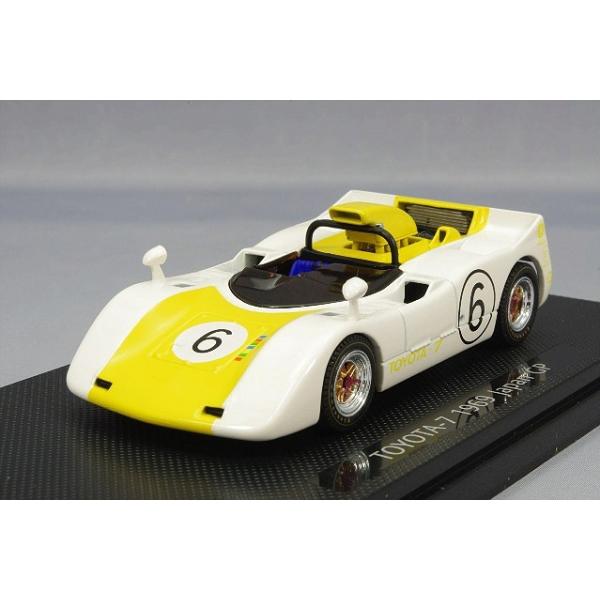 ミニカー/完成品 エブロ 1/43 トヨタ 7 1969 日本グランプリ #6 蟹江
