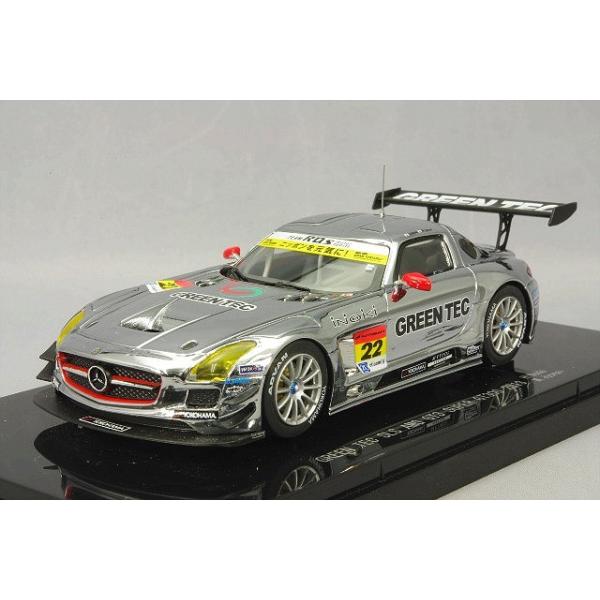 ミニカー/完成品 エブロ 1/43 グリーン テック SLS AMG GT3 2013 スーパーGT300 #22 和田久/城内政樹