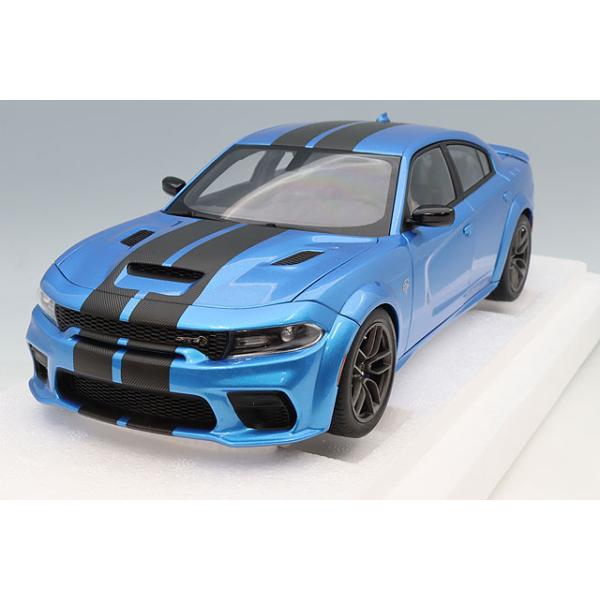 オートアート コンポジット 1/18 ダッジ チャージャー SRT ヘルキャット レッドアイ ジェイルブレイク パールブルー/カーボンブラックストライプ ＜B5 BLUE＞