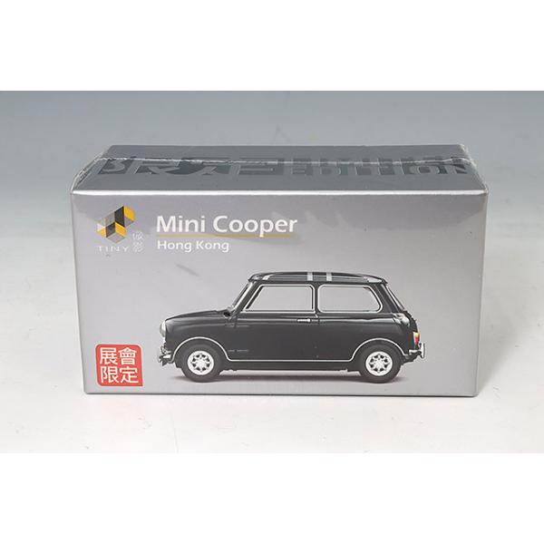 Tiny City ミニクーパー ユニオンジャックルーフ クロームブラック 右