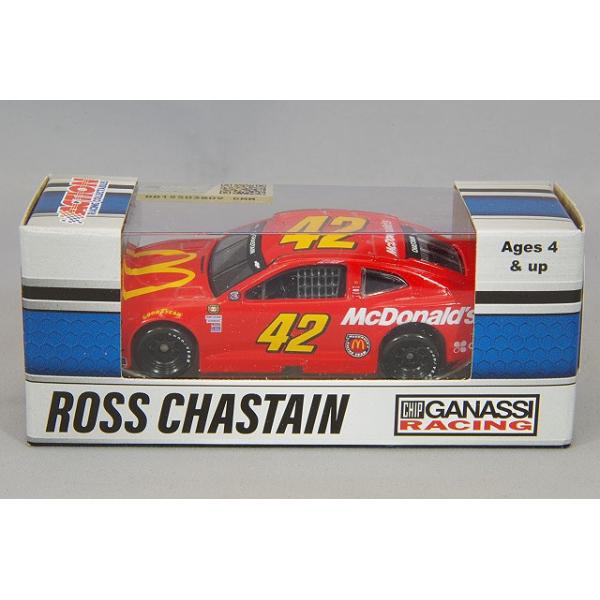 ミニカー/完成品 ライオネルレーシング 1/64 シボレー カマロ "マクドナルド" 2021 NASCAR スローバック #42 R.チャステイン