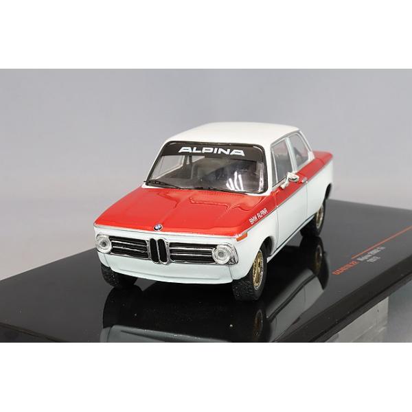 イクソ 1/43 アルピナ 2002 Tii 1972 ホワイト/レッド : キッド