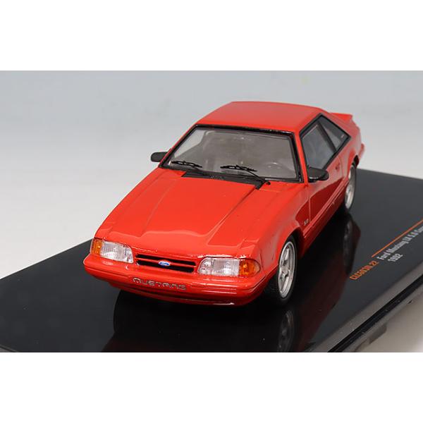 イクソ 1/43 フォード マスタング LX 5.0 クーペ 1992 レッド : キッド