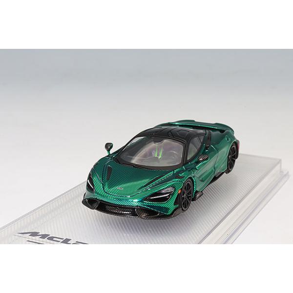 CMモデル 1/64 マクラーレン 765LT クロームグリーン/フルカーボン
