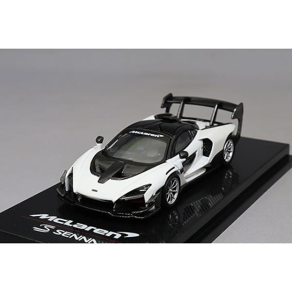 CMモデル 1/64 マクラーレン セナ GTR ホワイト : キッド