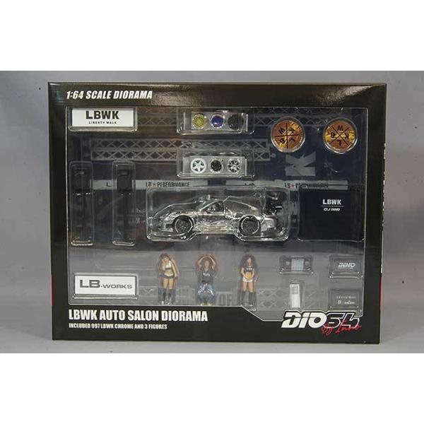 ミニカー/完成品 イノモデル 1/64 LBWK オートサロン ジオラマ 997
