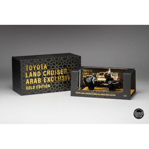 Diecasttalk特注】 GCD 1/64 トヨタ ランドクルーザー 70 アラブ仕様