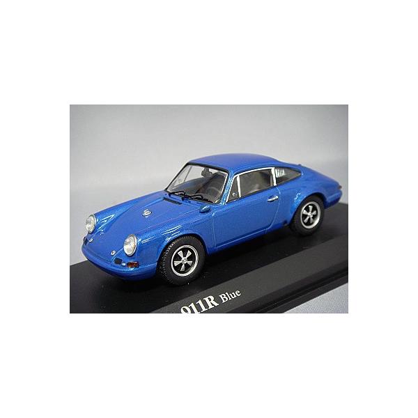 ミニカー/完成品 エイ出版 1/43 ポルシェ 911R ブルー : キッド