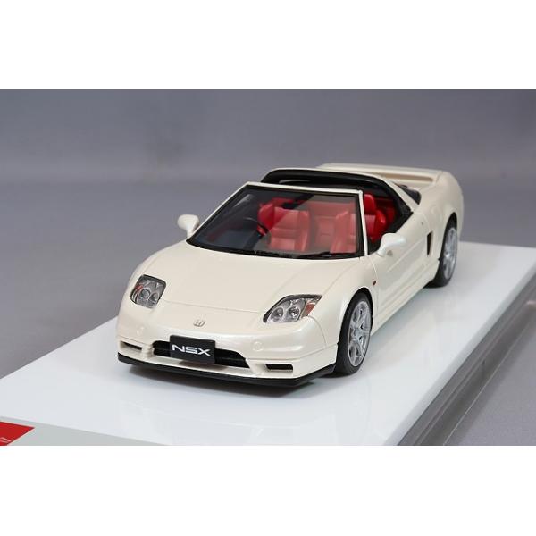 ミニカー/完成品 アイドロン 1/43 ホンダ NSX NA2 タイプT 2001 プラチナムホワイトパール