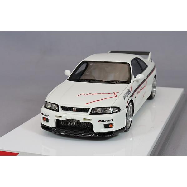 アイドロン 1/43 マインズ スカイライン GT-R (BCNR33) ホワイト