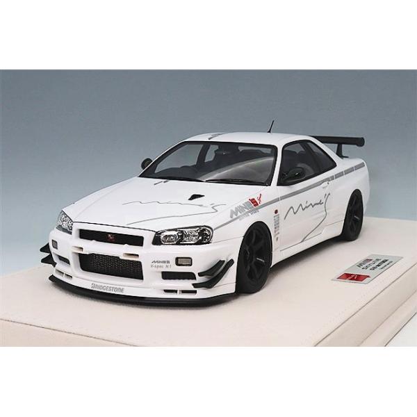 アイドロン　Mine's GT-R (BNR34) V・spec N1 アイドロン 1/43 マインズ スカイライン GT-R (BNR34) V-spec N1 2024
