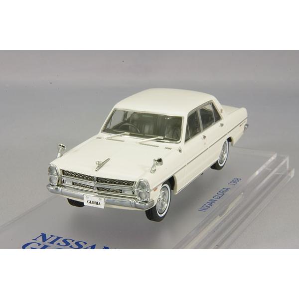 ignition model グロリア 1/43 ホワイト 1/43 ニッサン グロリア 4ドアHT グランツーリスモSV(白) Y31 後期型