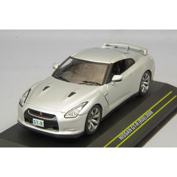 ミニカー/完成品 First43 1/43 日産 GT-R R35 2008 シルバー : キッド