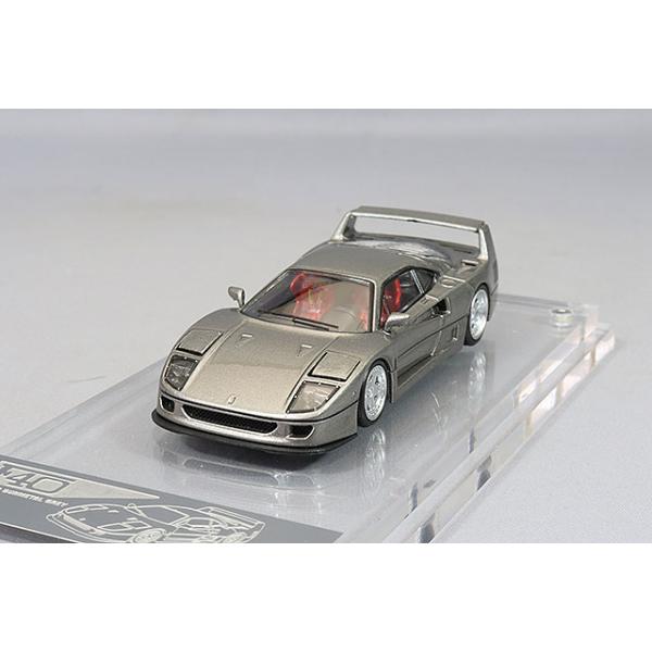 Finclassically 1/64 フェラーリ F40 メタリックグレー : キッド