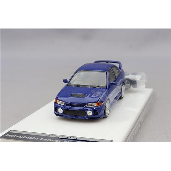 MITSUBISHI　ランサーエボリューションIV　ブルー　1/18 MotorHelix 1:18 Mitsubishi Lancer Evolution IV in Icelle Blue