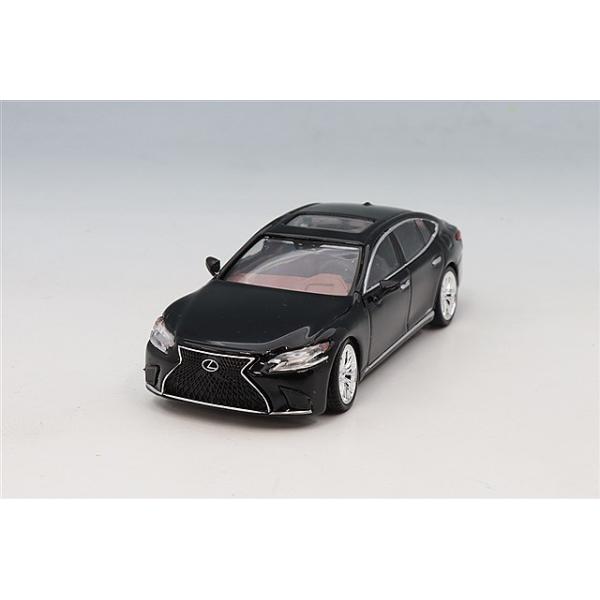 GCD x エンチェリー 1/64 レクサス LS500 ブラック (左ハンドル