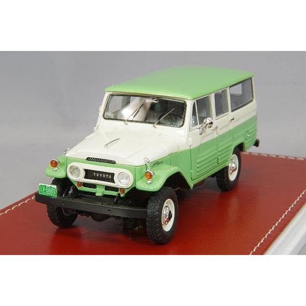 ミニカー/完成品 GIM 1/43 トヨタ FJ45LV LC 1966 グリーン/ホワイト