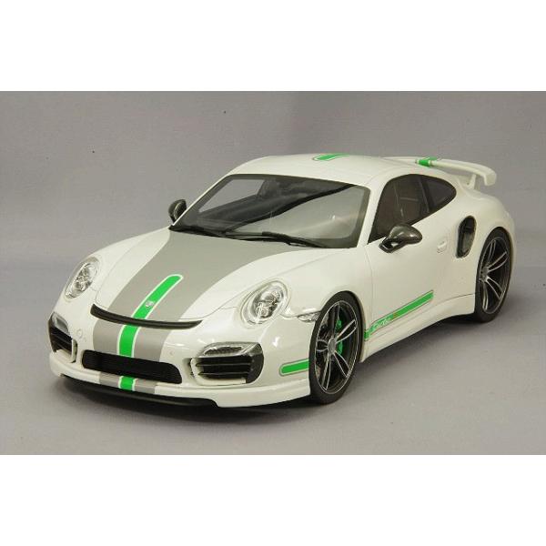 GTスピリット ポルシェ911 ターボS 1/18ホワイト ミニカー/完成品 GTスピリット 1/18 ポルシェ 991 ターボ テックアート