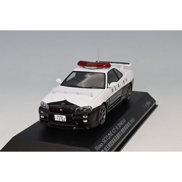 RAI'S 1/43 日産 スカイライン GT-R (BNR34) 2020 埼玉県警察高速道路