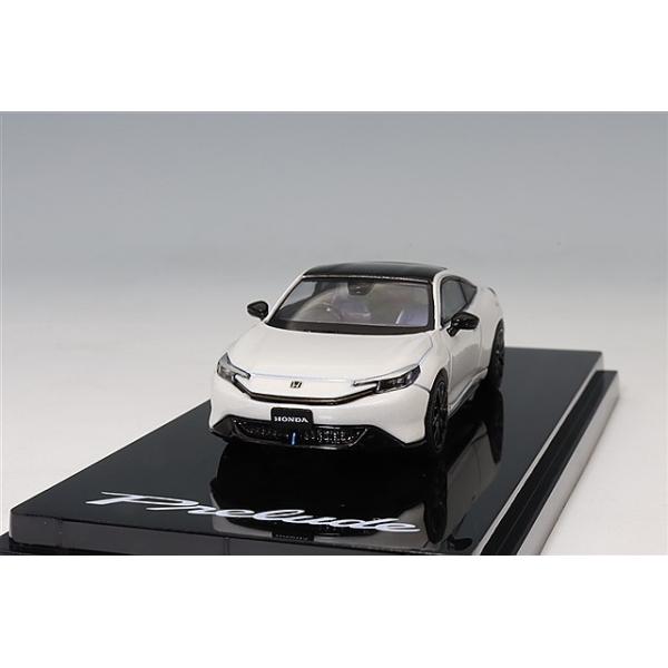 ホンダ　新型プレリュード 1/43 ホワイト ホビージャパン 1/64 ホンダ プレリュード 2025 ムーンリットホワイト
