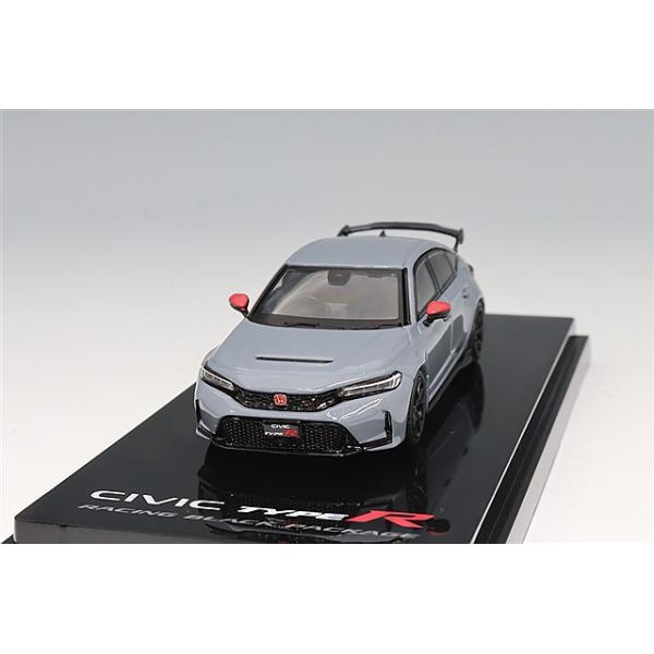 ホビージャパン 1/64 ホンダ シビック タイプR (FL5) レーシングブラックパッケージ 純正オプションパーツ装着車 ソニックグレーパール